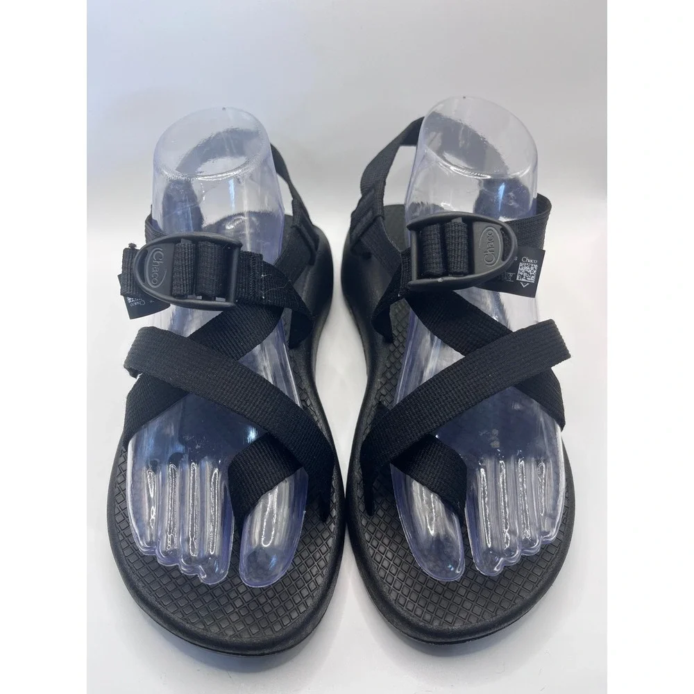 Chaco Z1 Classic Sandals Womens 8 Black Strappy Athletic Hiking Water Shoes